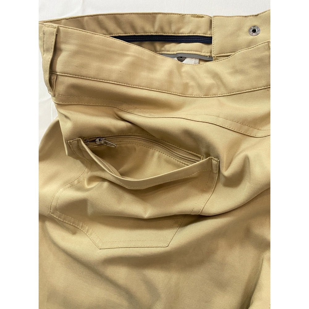 Brooks Brothers Mens 36x32 Performance 5-Pocket Pants Khaki Tan Stretch Straight - Picture 6 of 16